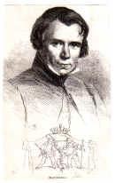 Schroedter, Adolf, 1805 - 1875, Schwedt, Karlsruhe, Maler, Lithograph und Radierer, humorist. Zeichner, Dsseldorf, 1848 Frankfurt a.M., 1859 Prof. in Karlsruhe., Portrait, HOLZSTICH:, A. N[eumann xyl.]