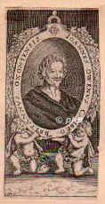 Owen (lat. Audoenus od. Ovenus), John, 1560 - 1622, , London, Walisischer neulateinischer Dichter, Epigrammatiker. Stud. in Oxford., Portrait, KUPFERSTICH:, Monogrammist: I. B. P.  fec.
