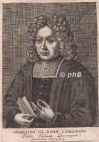 Ltkemann, Anastasius, 2.Hlfte 17.Jh. - ,  , , Pastor in Baumgarten (Mecklenburg), Herausgeber der Evangelienpredigten seines Vaters Joachim Ltkemann (1608-1655)., Portrait, KUPFERSTICH:, ohne Adresse, 17. Jh.