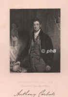 Carlisle, Anthony, 1768 - 1840, , , Englischer Chirurg., Portrait, STAHLSTICH:, Shee pinx.   H. Robinson sc.  [um 1850]