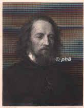 Tennyson, Alfred, 1810 - 1892, , , Englischer Dichter., Portrait, KUPFERSTICH:, G. F. Watts pinx.   J. Stephenson sc.