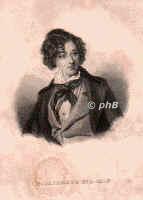 Beaconsfield, Benjamin Disraeli, Earl of, 1804 - 1881, London, , Britischer Staatsmann und Schriftsteller. Stammte aus e. spanisch-jd. Familie. Erwirkte die Zulassung der Juden zum Parlament. 1876 zum Grafen von B. ernannt., Portrait, STAHLSTICH:, Sichling sc.  [18]46.