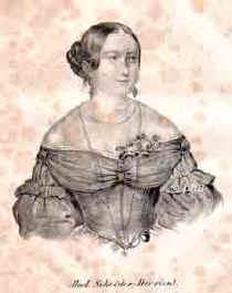 Schrder-Devrient, Wilhelmine, 1804 - 1860, Hamburg, Coburg, Opernsngerin. 1814 im Kinderbalett in Wien, Berlin, Dresden, 1830 Paris, London., Portrait, LITHOGRAPHIE:, ohne Adresse, um 1840