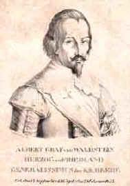 Wallenstein (Waldstein), Albrecht Graf von, Herzog von Friedland und Mecklenburg, 1583 - 1634, , Eger [ermordet], Feldherr im Dreiigjhrigen Kriege., Portrait, KREIDELITHOGRAPHIE:, L. v. Rittersberg lith.