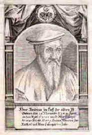 Imhof, Andreas I., 1491 - 1579, Nrnberg, Nrnberg, Bedeutender Handelsherr, spter auch Grofinancier in Nrnberg, baute das Imhofsche Handelsunternehmen europaweit aus. Seit 1523 im Rat, 1571 (erster brgerlicher) Reichsschulthei., Portrait, KUPFERSTICH / RADIERUNG von 2 Platten gedruckt:, [J. F. Leonart sc. 1670 (?)]