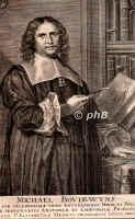 Boudewyns, Michael, um 1625 - 1681, Antwerpen, Antwerpen, Arzt, Anatom, Chirurg, Apotheker, Portrait, KUPFERSTICH:, Clouwet sc.