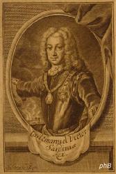 SAVOYEN: Karl Emanuel (Carlo Emanuele) III., Knig von Sardinien, Herzog von Savoyen, Titularknig von Zypern u. Jerusalem, 1701 - 1773, Turin, Turin, Regent der Sardinischen Monarchie 173073. Einziger berlebender Sohn u. Nachfolger Viktor Amadeus II. (16661732) u. Anne Marie d'Orlans (16661728), Tochter von Ludwigs XIV. einzigem Bruder Philippe duc d'Orlans; vermhlt 1) 1722 mit Anne Christine Luise, Pfalzgrfin von Sulzbach (17041723); 2) 1724 mit Polyxene Christine, Landgrfin von HessenRheinfelsRotenburg (17061735); 3) 1737 mit Elisabeth de Lorraine (17111741).  Erhielt im Wiener Frieden 1738 von Mailand Novara u. Tortona, im sterreichischen Erbfolgekrieg erst mit Frankreich verbndet, trat er 1743 zu Maria Theresia ber, erhielt Anghiera mit Vigevano, Bobbio, Piacenza u. einen Teil von Pavia. Erlie ein neues Gesetzbuch (Corpus Carolinum)., Portrait, , Sysang sc.