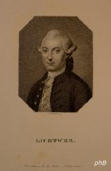 Lichtwer, Magnus Gotfried, 1719 - 1783, Wurzen, Halberstadt, Jurist u. Fabeldichter. 1752 preuischer Regierungsrat in Halberstadt, 1763 Kriminal- u. Konsistorialra., Portrait, , Bollinger sc. 