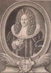 Grundherr, Carl Sigismund, 1646 - 1705, , , Senator und Scholarch in Nürnberg., Portrait, SCHABKUNST:, J. D. Preisler pinx. –  Georg Kilian sc.