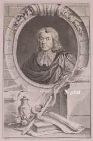 Sydenham, Thomas, 1624 - 1689, , , Arzt in London. Westminster. Reformator der praktischen Medizin., Portrait, KUPFERSTICH:, P. Lely pinx. –  J. Houbraken sc. 1746.