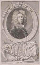 Garth, Samuel,  - , , , [ in Bearbeitung ], Portrait, KUPFERSTICH:, G. Kneller pinx.   J. Houbraken sc. 1748.