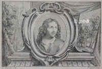 Pijnacker (Pynaker), Adam, 1622 - 1673, Pijnaker bei Delft, Amsterdam, Niederlndischer Landschaftsmaler und Radierer., Portrait, RADIERUNG:, C. Eisen del.   Fiquet sc.