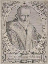 Victorius, Petrus, 1499 - 1585, , , Humanist. Frbeter und Philosoph. Florenz., Portrait, KUPFERSTICH:, [de Bry sc.]