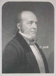 Agassiz, Ludwig Johann Rudolph (Louis), 1807 - 1873, Mottier (Kanton Freiburg), New Cambridge, Naturforscher, Mediziner, Zoologe, Geologe, Tiefseeforscher. Begrnder e. Gletschertheorie, die zur Annahme e. Eiszeit fhrte (1837). 1832 Prof. in Neuchtel, 1846 nach Nordamerika, Prof. in New Cambridge. Stud. in Zrich, Heidelberg, Mnchen., Portrait, STAHLSTICH mit AQUATINTA:, Whipple & Black, Boston, phot.   J. Sartain, Phil'a, sc. Um 1860