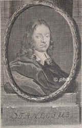 Stanley, Thomas, 1625 - 1678, , , Dichter, Philosoph., Portrait, KUPFERSTICH:, ohne Adresse, um 1700