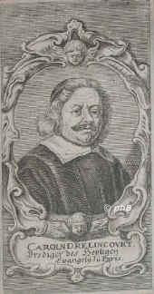 Drlincourt, Charles, 1595 - 1669, , , Reformierter Prediger zu Charenton bei Paris., Portrait, KUPFERSTICH der Zeit:, deutsch, ohne Adresse