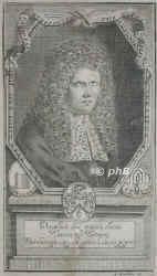 Bulifon, Antonius, 1649 - , , , Franzsischer Buchhndler in Neapel., Portrait, KUPFERSTICH / RADIERUNG:, A. Magliar sc.