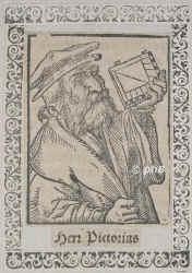 Pictorius, Herr,  - , , , [ in Bearbeitung ], Portrait, HOLZSCHNITT:, ohne Knstlernamen