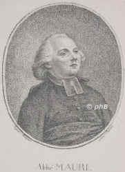 Maury, Jean-Siffrein, 1746 - 1817, , , ErzbischofBischof von Montefiascone u. Corneto. Kardinal 1794. 1789 Mitglied d. Nat.Versammlung ( 