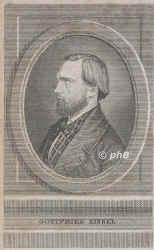 Kinkel, Gottfried, 1815 - 1882, , , Dichter, Politiker, Hilfsprediger in Kln, 1846 Prof. in Bonn, Redakteur, Abgeordneter in Berlin. In Siegburg, am pflzisch-badischen Aufstand beteiligt, an der Murg gefangen, im Zuchthaus in Neugard in Pommern und 1850 in Spandau, floh nach London, 1851 Amerika, 1866 Zrich., Portrait, KUPFERSTICH:, ohne Knstleradresse