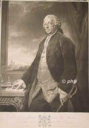 Germain, Lord George, 1716 - 1785, , , General and secretary of state., Portrait, MEZZOTINTO:, G. Romney pinx.   John Jacob sc.