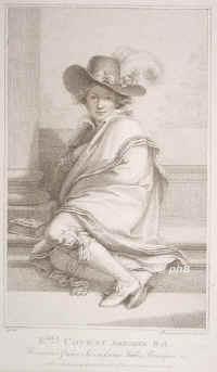 Cosway, Richard, 1741 (1740?) - 1821, Devon, Edgware, Englischer Maler, hauptschlich Miniaturportraitist., Portrait, CRAYONSTICH mit PUNKTIERMANIER:, R. Cosway del.   M[arino] Bova [Bovi], 