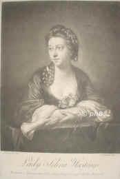 Hastings, Selina, 1737 - 1763, , , Tochter des Thophilus Hastings, 9th Earl of Huntingdon (1650-1701); unverheiratet., Portrait, MEZZOTINTO:, J. Reynolds pinx.   R. Houston fec.