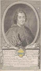 Querini (Quirini), Angelo Maria, 1680 - 1755, Venedig, Brescia, Italienischer Kirchenfrst u. Gelehrter. 1696  Benediktiner, 1723 Erzbischof von Korfu, 1727 Bischof von Brescia u. Kardinal. 1730 Bibliothekar derVatikana.   Schriftsteller, tolerant, Korrespondenz mit Breitinger, Voltaire u.a., Portrait, KUPFERSTICH:, Sysang sc.