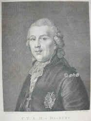 Dalberg, Carl Theodor, Freiherr von, 1744 - 1817, , , 1772 Statthalter in Erfurt, 1800 Frstbischof v. Konstanz, 1802 (der letzte) Kurfrst v. Mainz, Groherzog v. Frankfurt., Portrait, KUPFERSTICH:, F. Tischbein pinx.   F. Mller sc.