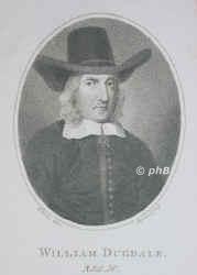 Dugdale, William,  - , , , [ in Bearbeitung ], Portrait, PUNKTIERSTICH:, W. Hollar del.   Hopwood sc.