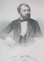 Miller, Ferdinand von, 1813 - 1887, , , Erzgieer. Mnchen., Portrait, STAHLSTICH:, A. Weger sc.