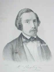 Rustige, Heinrich Franz Gaudenz von, 1810 - 1900, Werl (Westfalen), Stuttgart, Maler und Schriftsteller. In Dsseldorf, Frankfurt am Main, Professor und Galeriedirektor in Stuttgart,, Portrait, STAHLSTICH:, C. Kurtz del.   E. Dertinger sc.