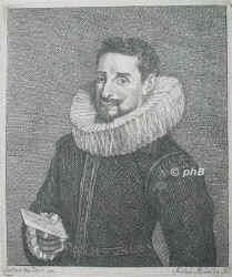 Dyck, Anton van, 1599 - 1641, Antwerpen, Blackfriars (London), Flmischer Portrt- und Historienmaler und Radierer., Portrait, RADIERUNG:, Antonio van Dyck pinx.   Antoni Riedel del et fc.