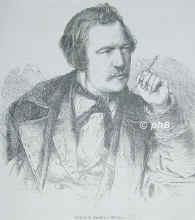 Mller, Friedrich Burkhart,  - , , , [ in Bearbeitung ], Portrait, HOLZSTICH:, ohne Adresse, um 1855