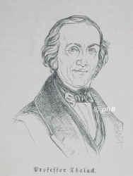 Tholuck, Friedrich August Gottreu, 1799 - 1877, Breslau, Halle an der Saale, Evangelischer Theologe. 1823 Professor in Berlin, 1825 in Halle., Portrait, HOLZSTICH:, ohne Adresse, um 1850