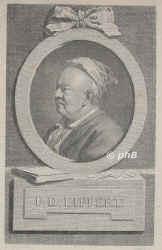 Lippert, Philipp Daniel, 1702 - 1785, Meissen, Dresden, Glaser, Archologe, Zeichner und Former. Kustos des Dresdener Antikenkabinets. Sammler von Dactylien. Bekanntschaft mit Lessing, Winckelmann u.a., Portrait, RADIERUNG:, A. Graf[f] pinx.   Geyser sc.