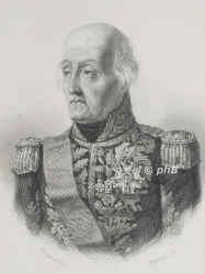Moncey, Bon Adrien Jeannot de, Duc de Conegliano, 1754 - 1842, , , Marschall von Frankreich., Portrait, KUPFERSTICH:, Durupt pinx.   Gouttiere sc.  [ca. 1830]