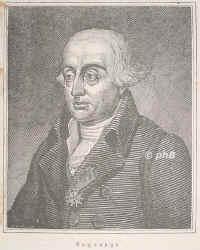 Lagrange, Joseph Louis de, 1736 - 1813, Turin, Paris, Franzsischer Mathematiker. 1766-87 Direktor der mathematischen Klasse der Berliner Akademie, danach Professor in Paris., Portrait, HOLZSCHNITT:, Mysors (?) xyl.  [um 1850]