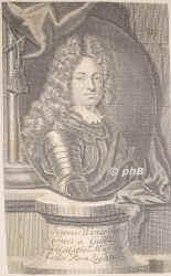 Gallas, Johann Wenceslaus Graf von, 1669 - 1719, , , Pommern,1638 in Schlesien, 1644 in Holstein, eroberte Kiel., Portrait, KUPFERSTICH der Zeit:, ohne Adresse