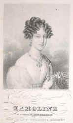 BAYERN: Charlotte (Karoline) Auguste, Prinzessin von Bayern, 1816 Kaiserin von sterreich, 1792 - 1873, Mannheim, Wien, Tochter von Knig Maximilian I. Joseph (17561825), aus 1.Ehe mit Landgrfin Auguste Wilhelmine von HessenDarmstadt (17651796); vermhlt 1) 1808 (gesch. 1814) den nachmal. Knig Wilhelm I. von Wrttemberg (17811864), 2) 1816 vierte Gemahlin von Kaiser Franz I. (17681835).  Jngere Schwester von Knig Ludwig I. von Bayern (17861868), ltere Halbschwester von Elisabeth Luise (18011873), Gemahlin von Knig Friedrich Wilhelm IV. von Preuen. [WRTTEMBERG; > STERREICH:, Portrait, STAHLSTICH:, J. Ender del.   Burkhard u. Fr. Stber sc. [um 1840]