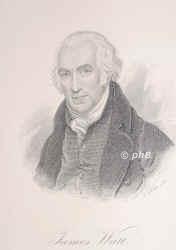Watt, James, 1736 - 1819, , , Mechaniker, Verbesserer der Dampfmaschine., Portrait, KUPFERSTICH:, A. Zschokke sc. [um 1820]