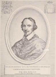 Lomellini, Giovanni Girolamo,   - 1659, , , Kardinal 1652. Treasurer general of His Holiness., Portrait, KUPFERSTICH:, Jos. Testana, Genue del. et sc.