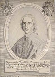 Giudice, Nicola del,  - 1743, , , Kardinal 1725. Protonotary apostolic, prefect of the Apostolic Palace., Portrait, KUPFERSTICH:, Joh. Chr. Kolb exc.