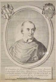 Molina y Oviedo, Gaspar de,  - 1744, , , O.E.S.A. Bischof von Malaga, Spanien. Kardinal 1737., Portrait, KUPFERSTICH:, Ant. Pazzi sc.