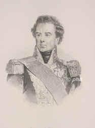 Duperré, Vict. Guy Baron, 1775 - 1846, , , Französischer Admiral., Portrait, STAHLSTICH:, A. Duncan sc.