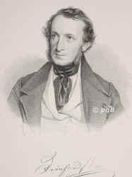 Deinhardstein, J.  L., 1794 - 1859, Wien, , Dichter, Censor, Direktor des Hofburgtheaters., Portrait, STAHLSTICH:, Lmmel sc.