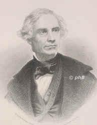 Morse, Samuel Finley Breese, 1791 - 1872, Charlestown (Mass.), New York, Amerikanischer Erfinder. Mitbegrnder der elektrischen Telegraphie. Anfngl. Maler, 1825 Begrnder der National Academy of Design in New York., Portrait, STAHLSTICH:, A. Weger sc.