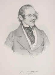 Bauernfeld, Eduard von, 1802 - 1890, , , Lustspieldichter. Wien., Portrait, STAHLSTICH:, Lmmel sc.