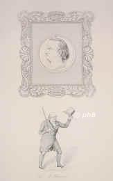 Brunel, (1841) Marc Isambard, 1769 - 1849, Hacqueville (Dep Eure), London, Franzs. Erfinder u. Zivilingenieur, seit 1799 in England, dort naturalisiert. Erbaute 182442 den ThemseTunnel., Portrait, STAHLSTICH:, ohne Adresse, um 1850