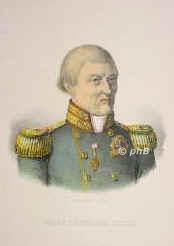 Bille, Steen Andersen, 1751 - 1833, , , Dnischer Staatsminister, Viceadmiral., Portrait, LITHOGRAPHIE koloriert:, E. Baerentzen lith. [1850]